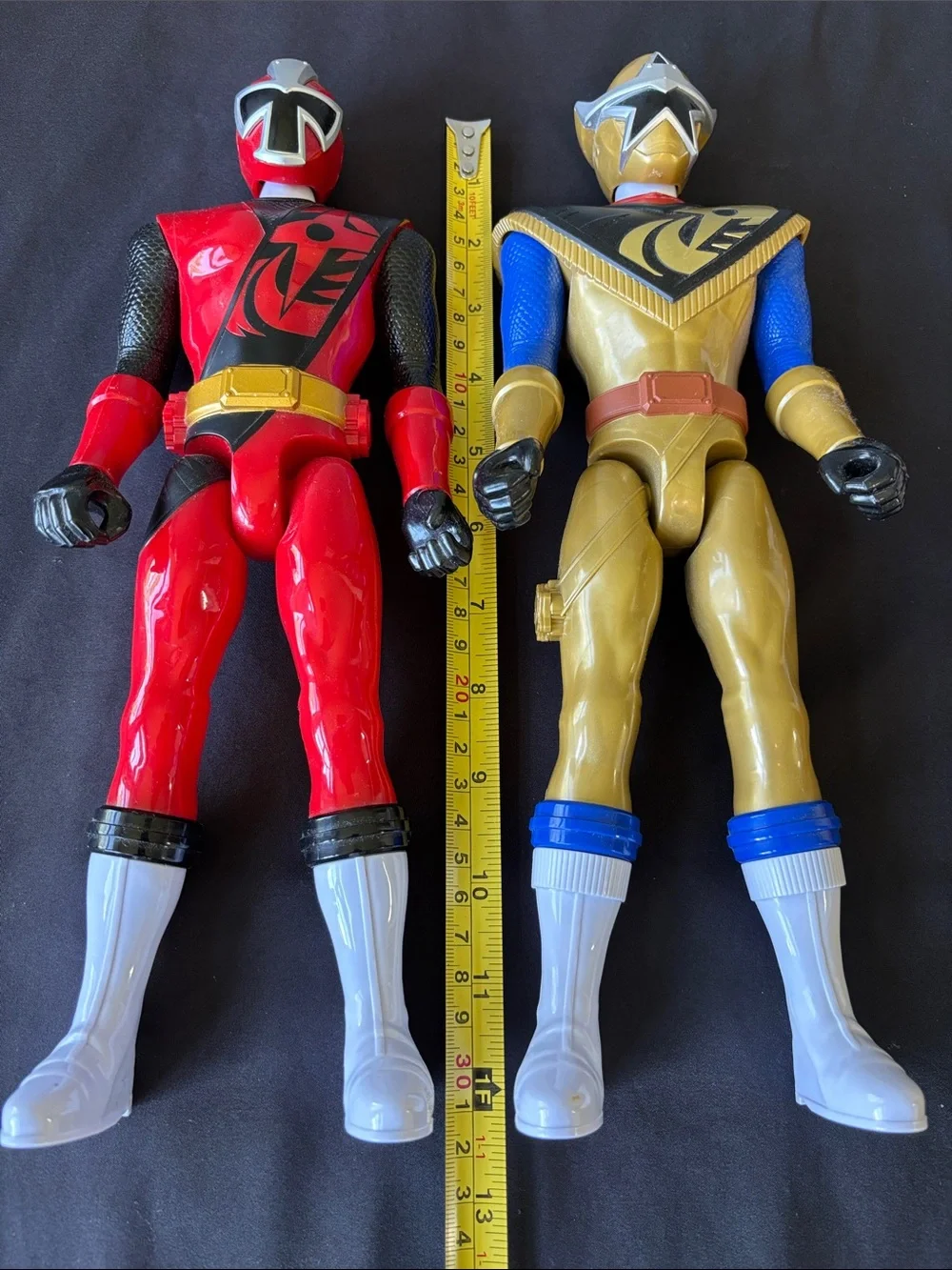 Power Ranger Action Figures- 10”-12” Good used condition